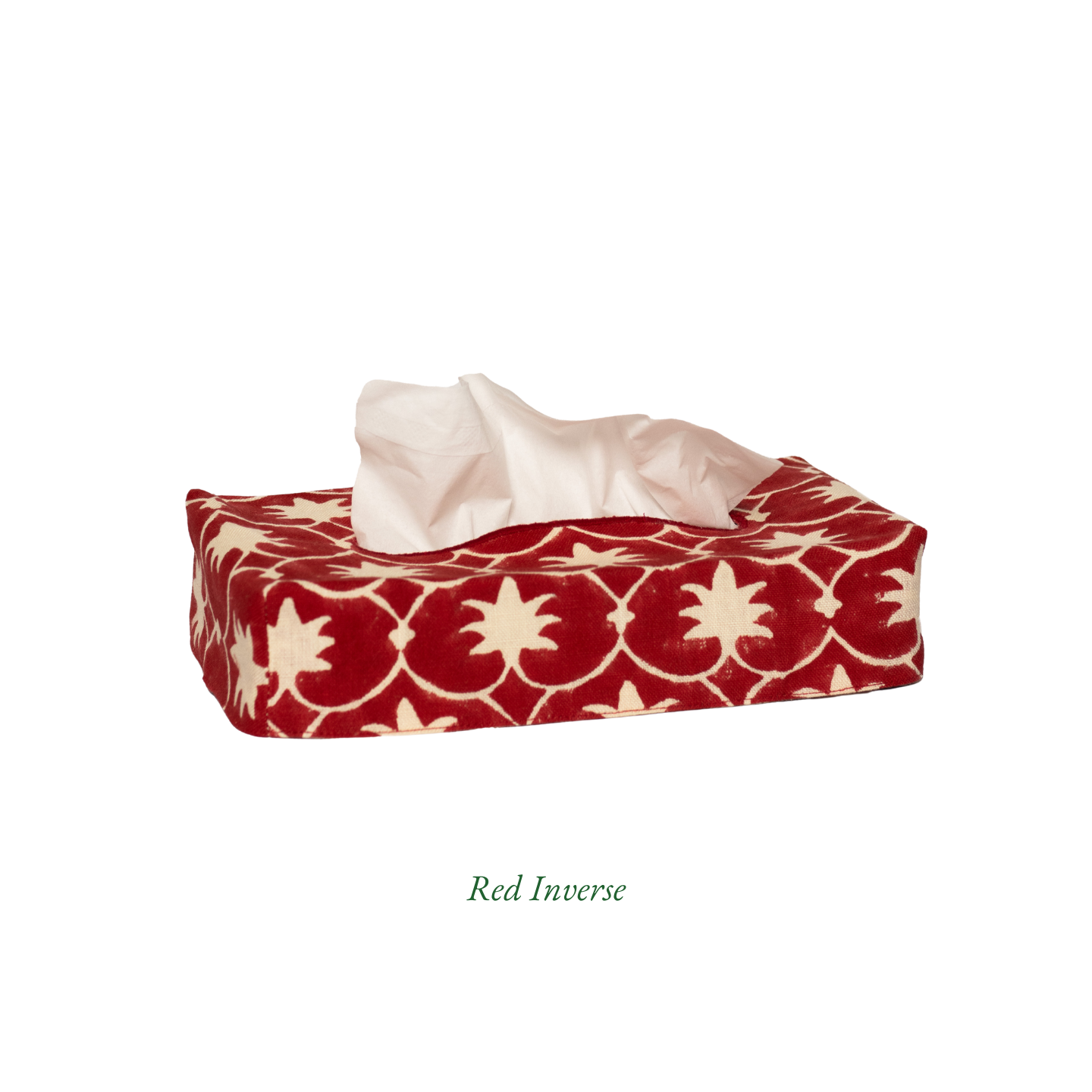 Skinny Palm Grove Linen Tissue Box Cover