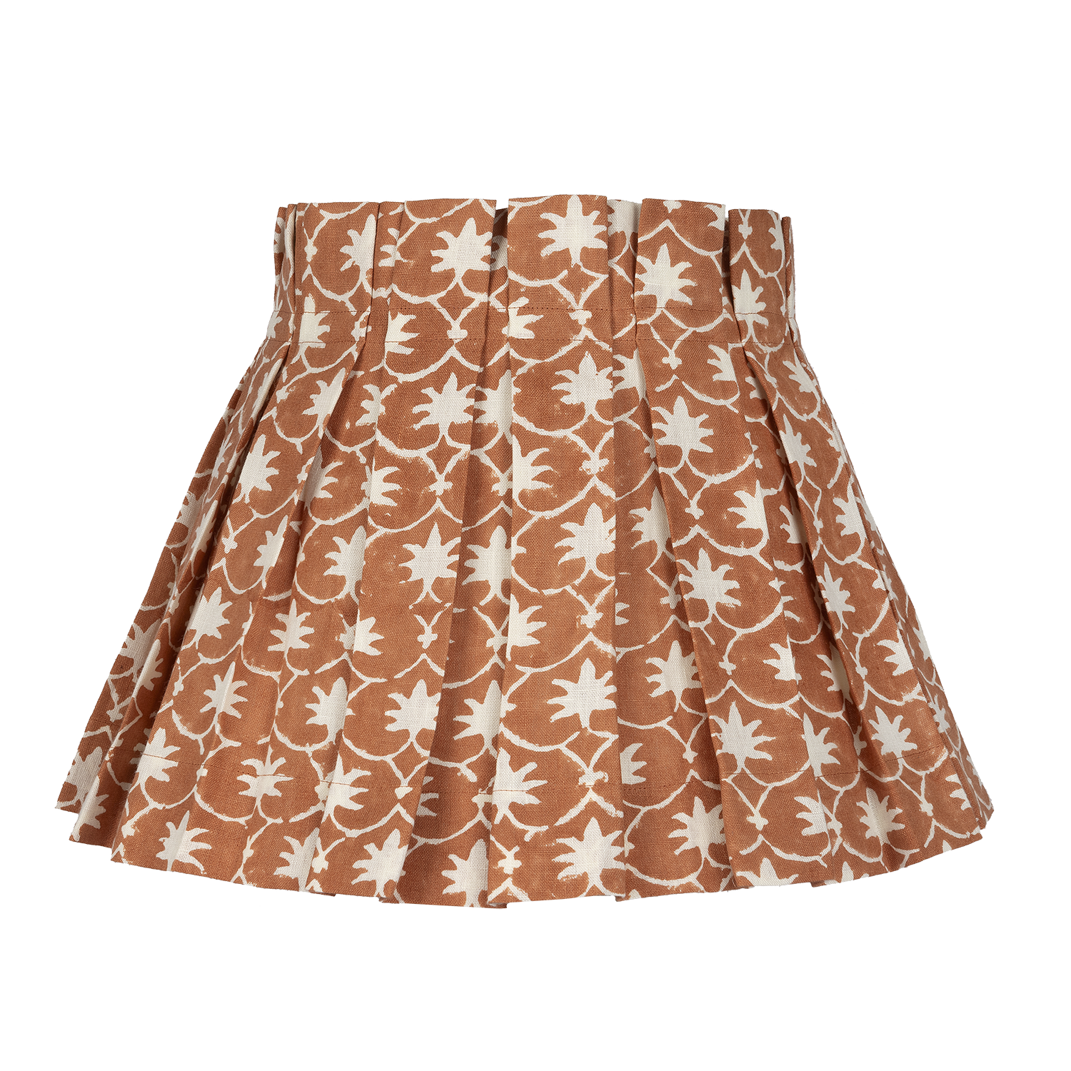Palm Grove Linen Box Pleat Lampshades