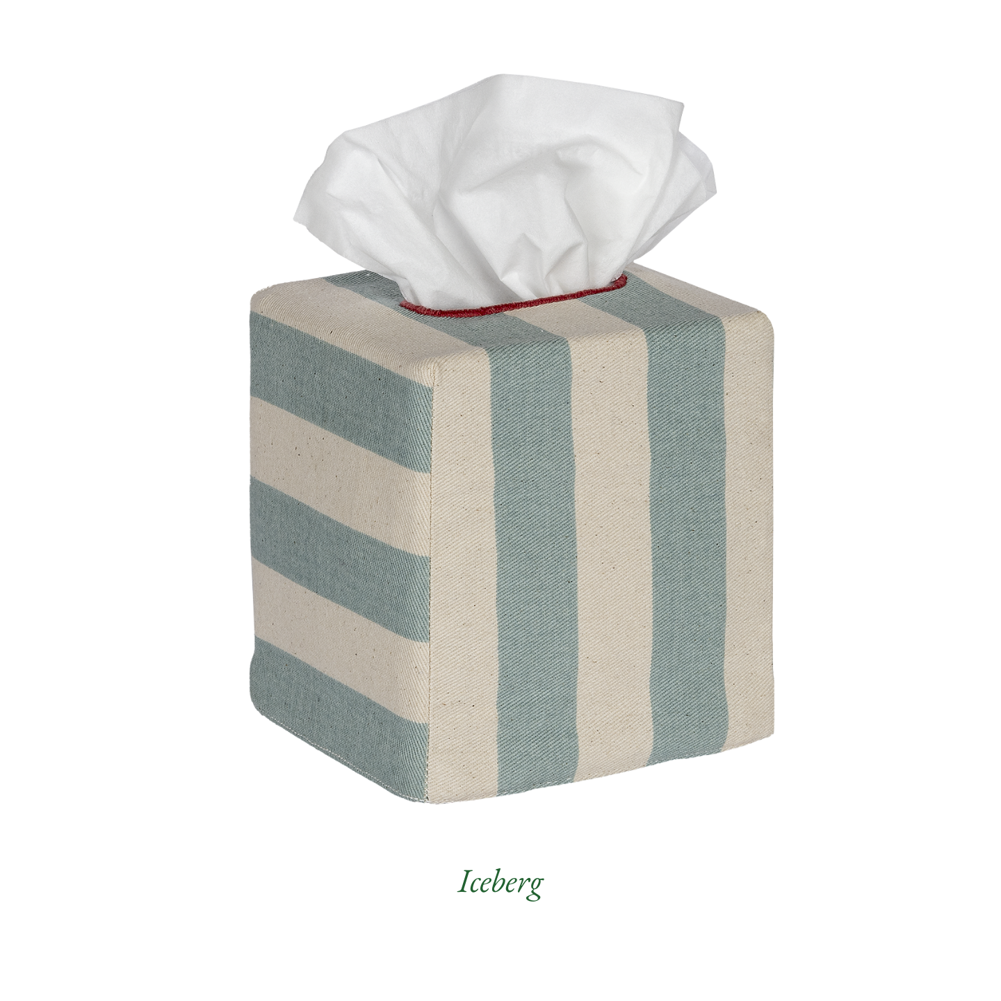 Square Tangier Stripe Tissue Box Cover