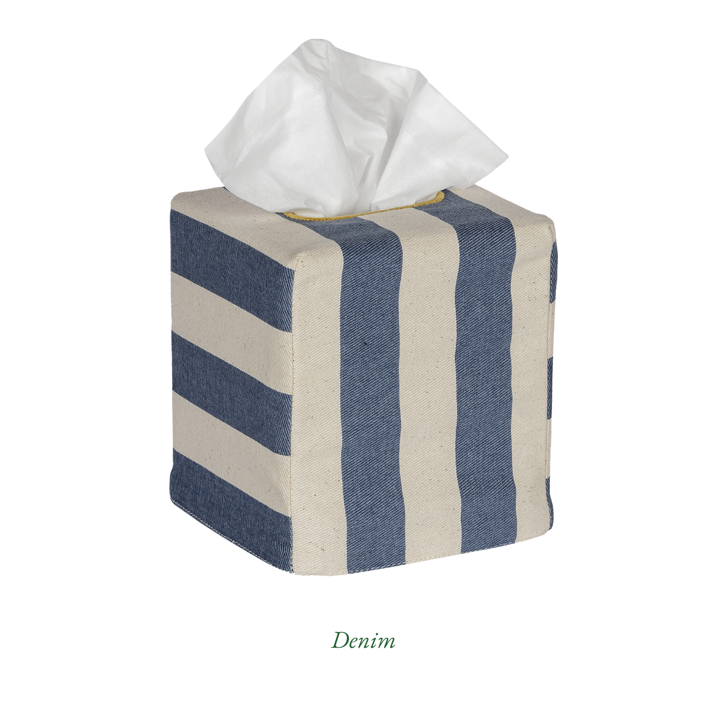 Square Tangier Stripe Tissue Box Cover