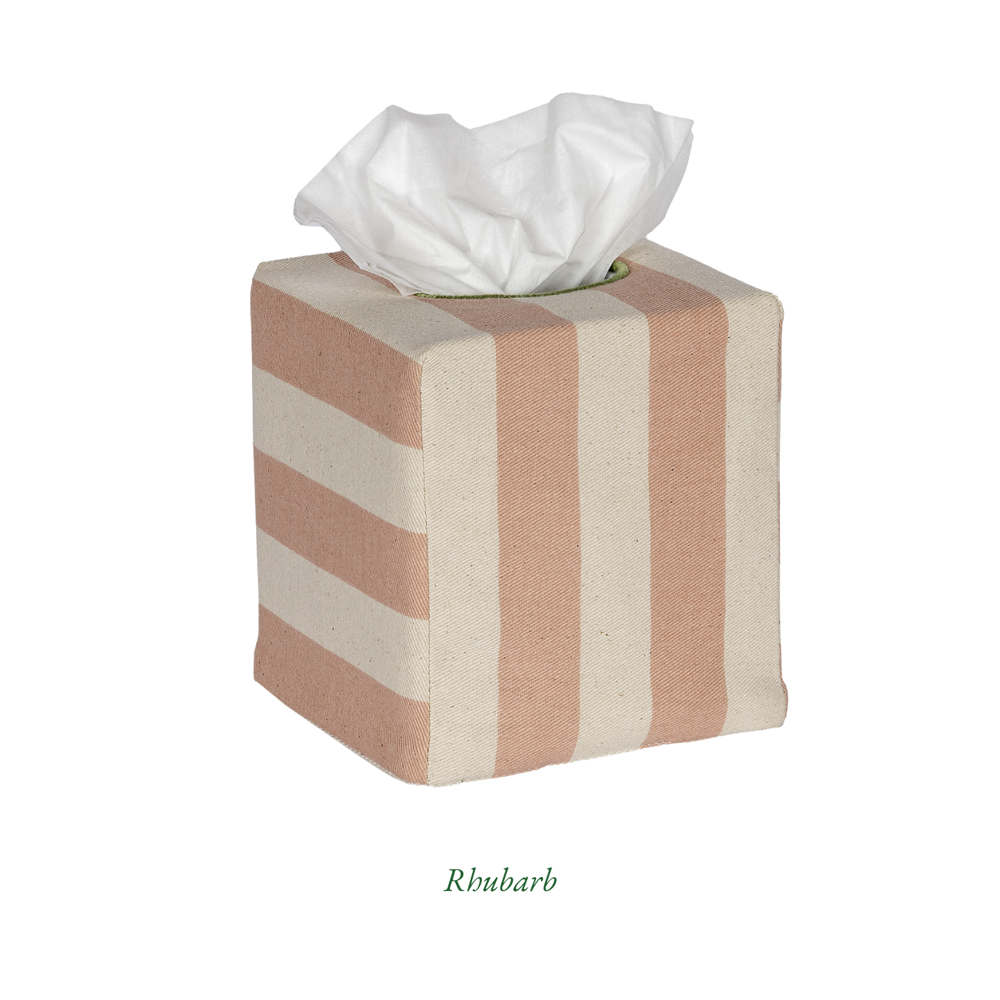 Square Tangier Stripe Tissue Box Cover