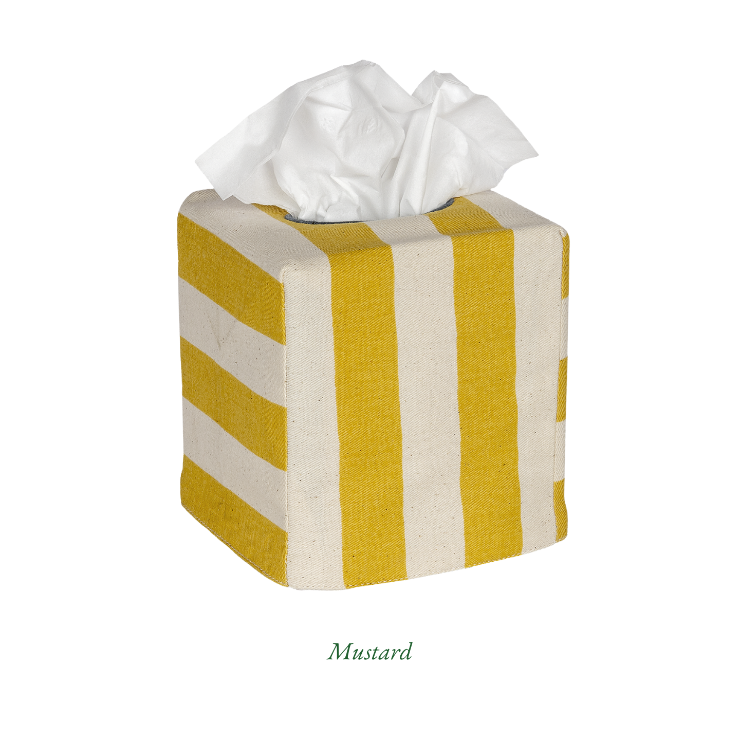 Square Tangier Stripe Tissue Box Cover