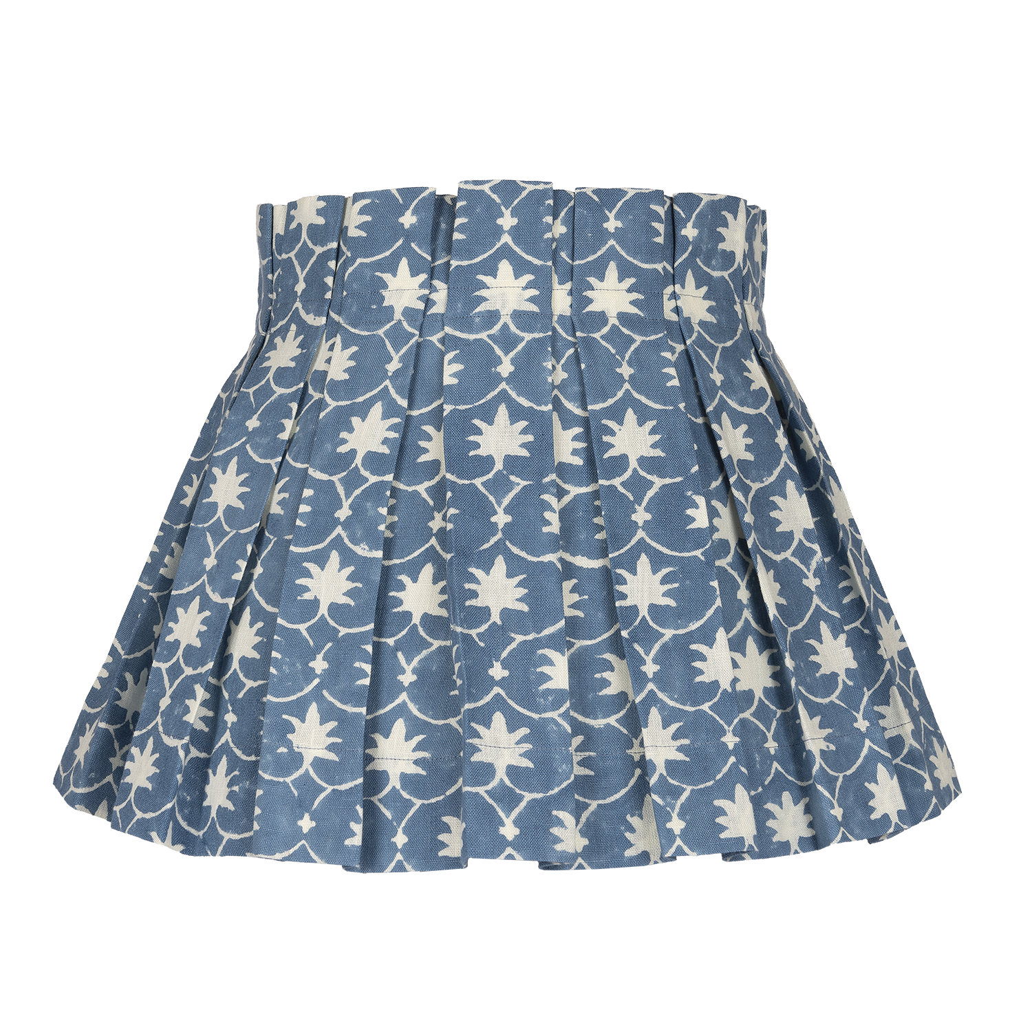 Palm Grove Linen Box Pleat Lampshades