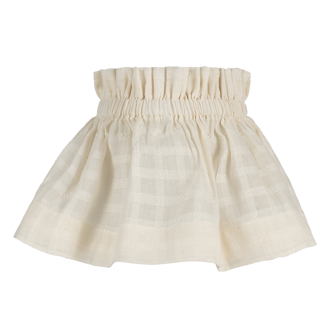 6" Checked Cheesecloth Scrunchie Lampshade - Alice Palmer & Co