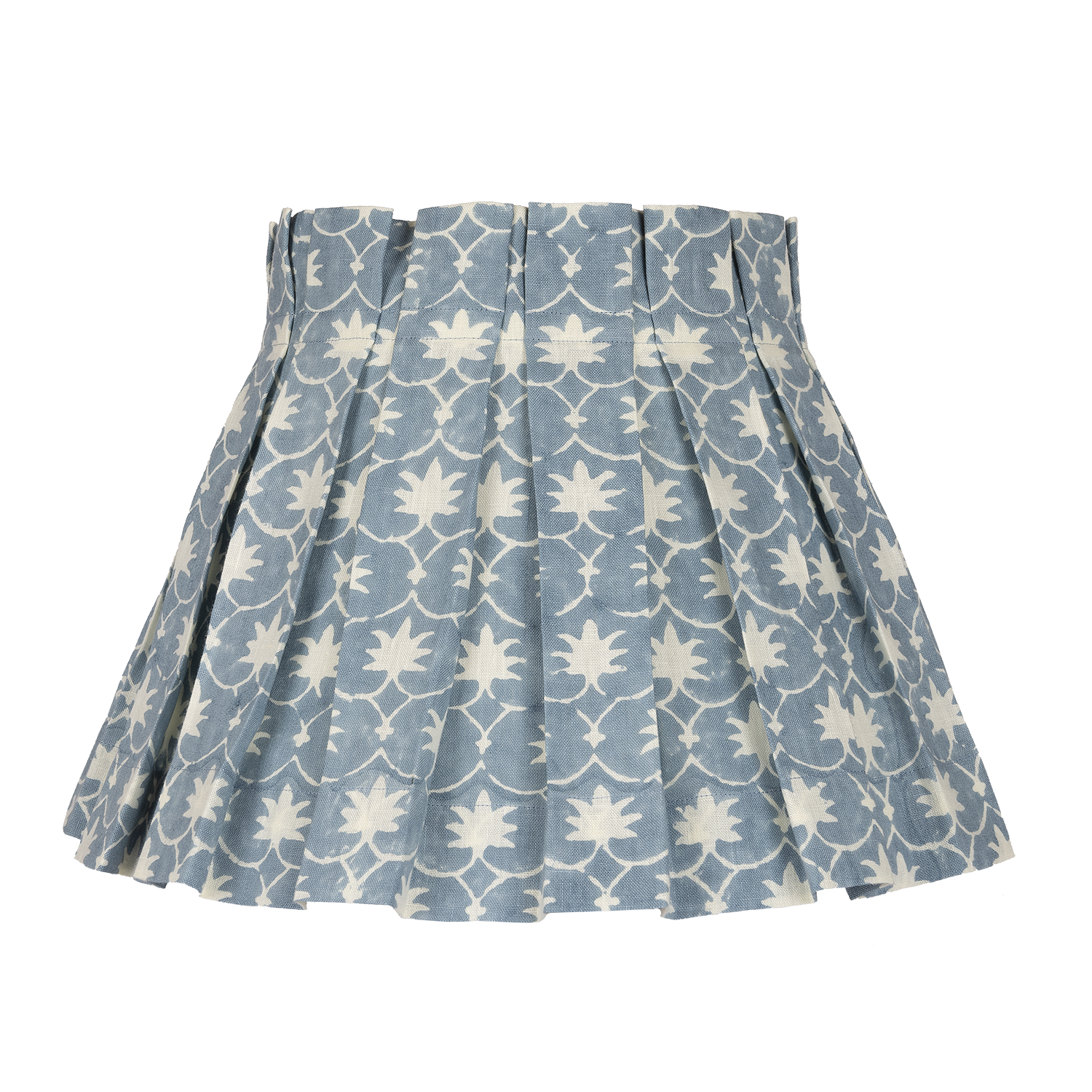 Palm Grove Linen Box Pleat Lampshades