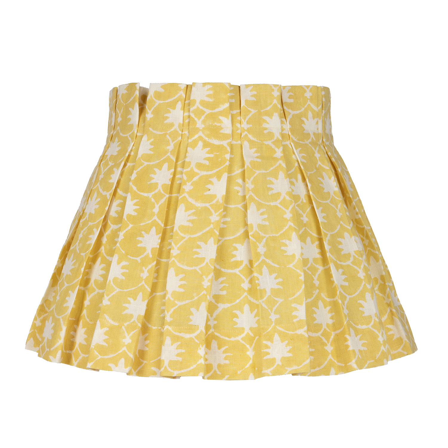 Palm Grove Linen Box Pleat Lampshades