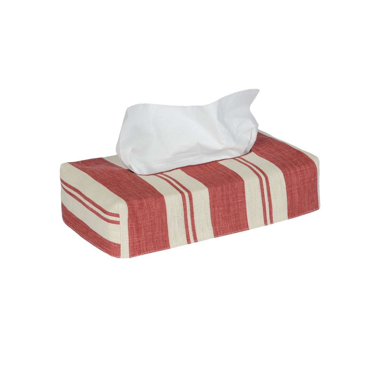 Skinny Raj Stripe Linen Tissue Box Cover