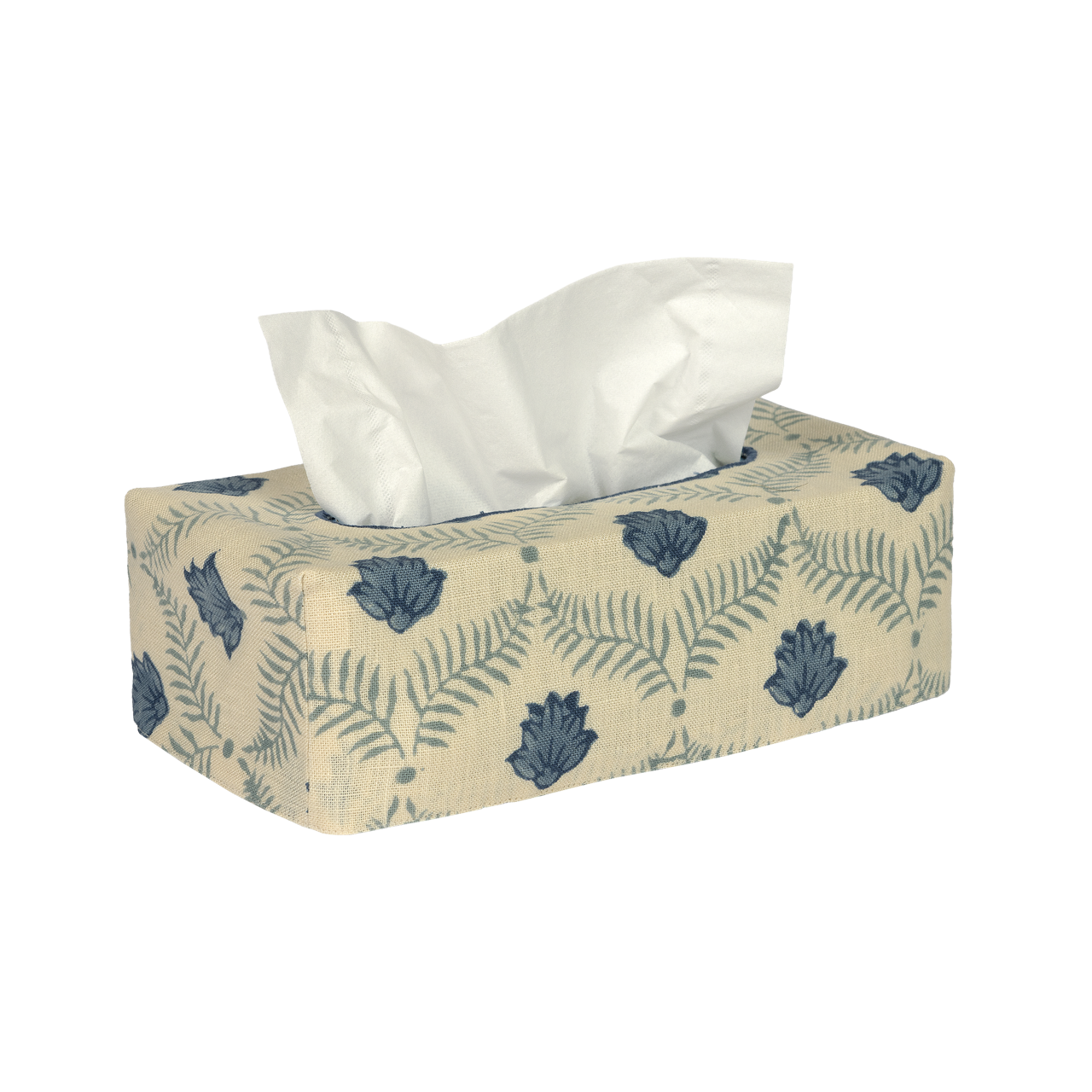 The OG Lotus Linen Tissue Box Cover