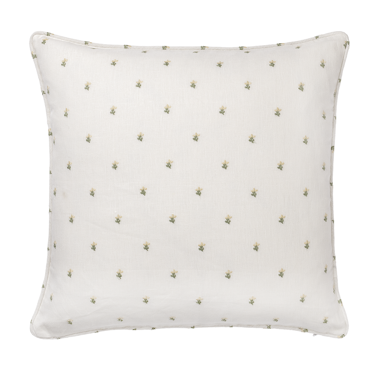 Embroidered Margarita Piped Cushion