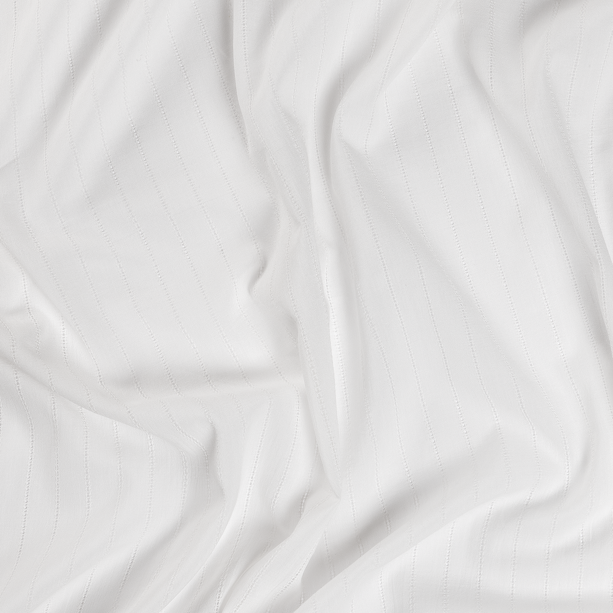 Pimlico Stripe Fabric - White