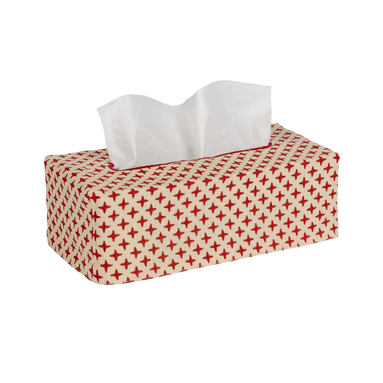 The OG Fez Cross Linen Tissue Box Cover