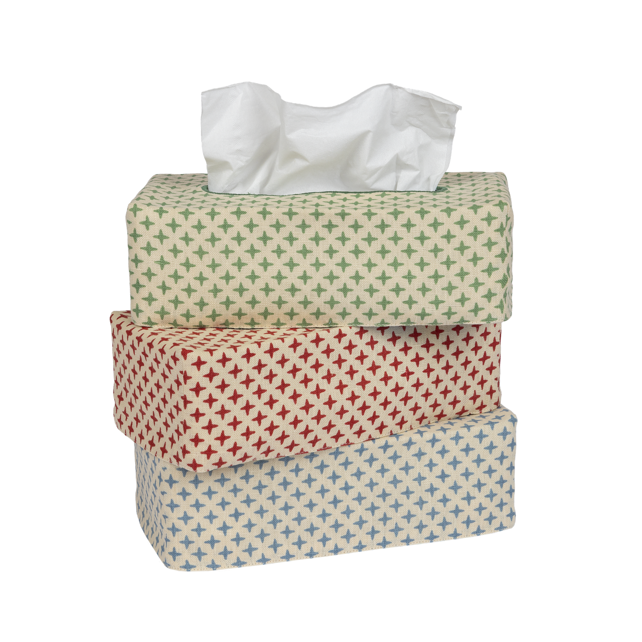 The OG Fez Cross Linen Tissue Box Cover