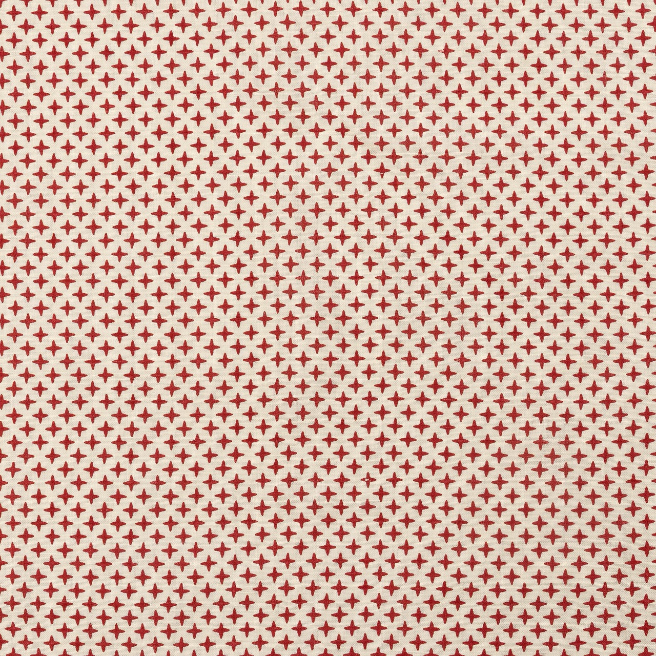Fez Cross Linen Fabric - Red