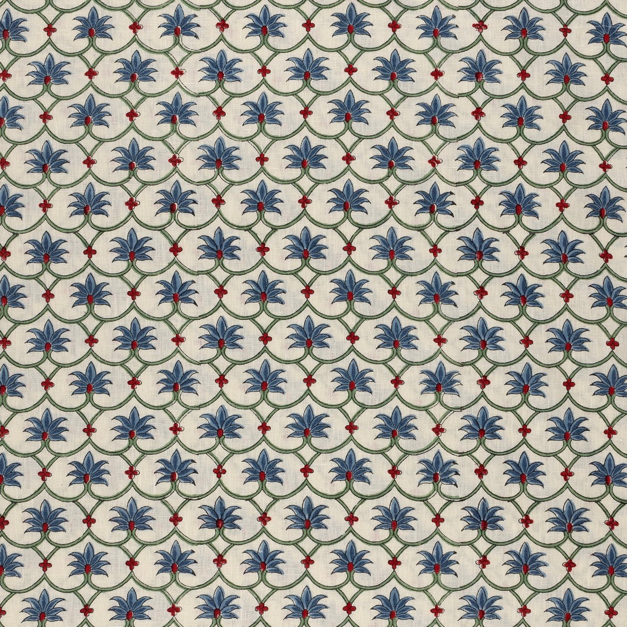 Peacock Palm Grove Ruffled Bed Valance