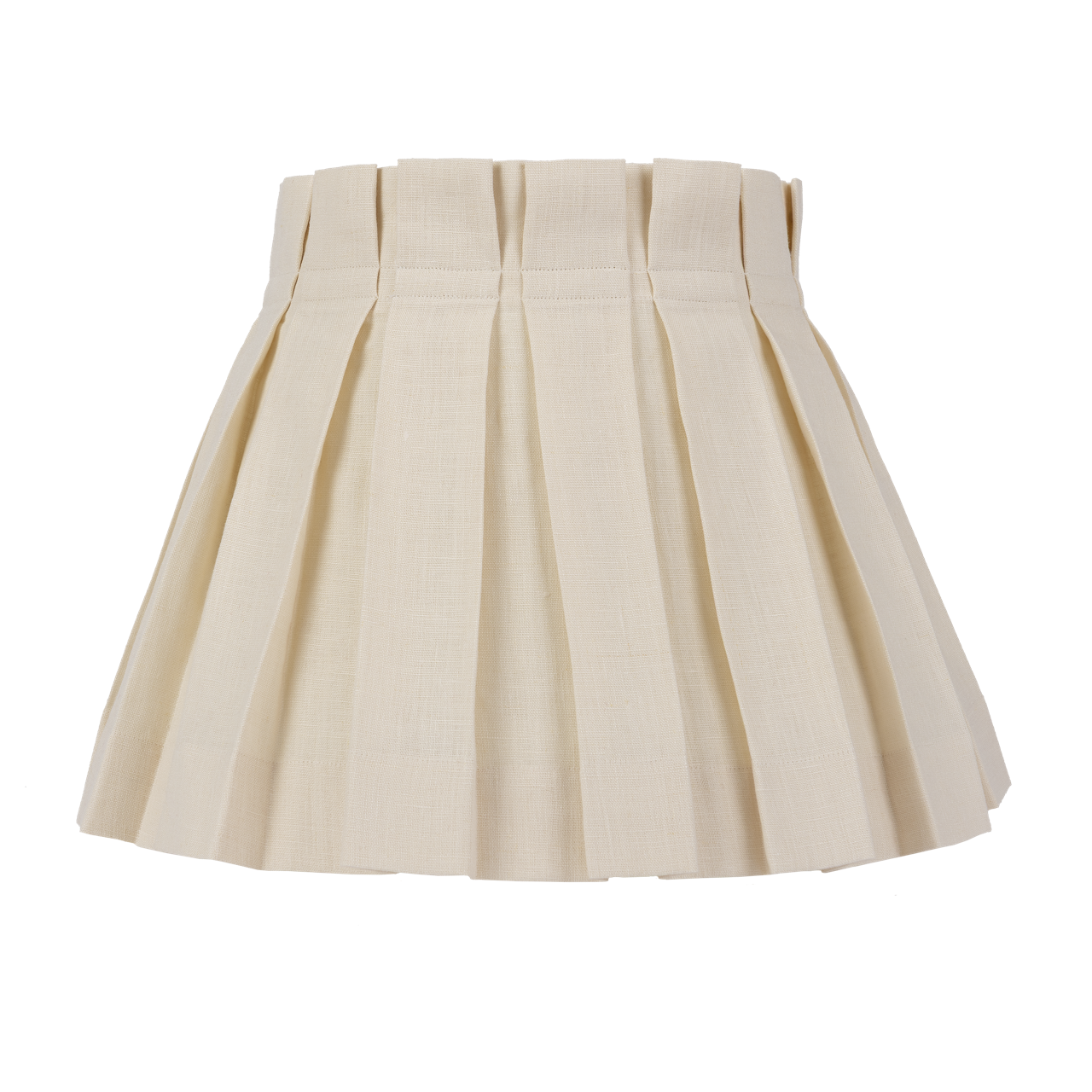 Oat Linen Structured Box Pleat Lampshade