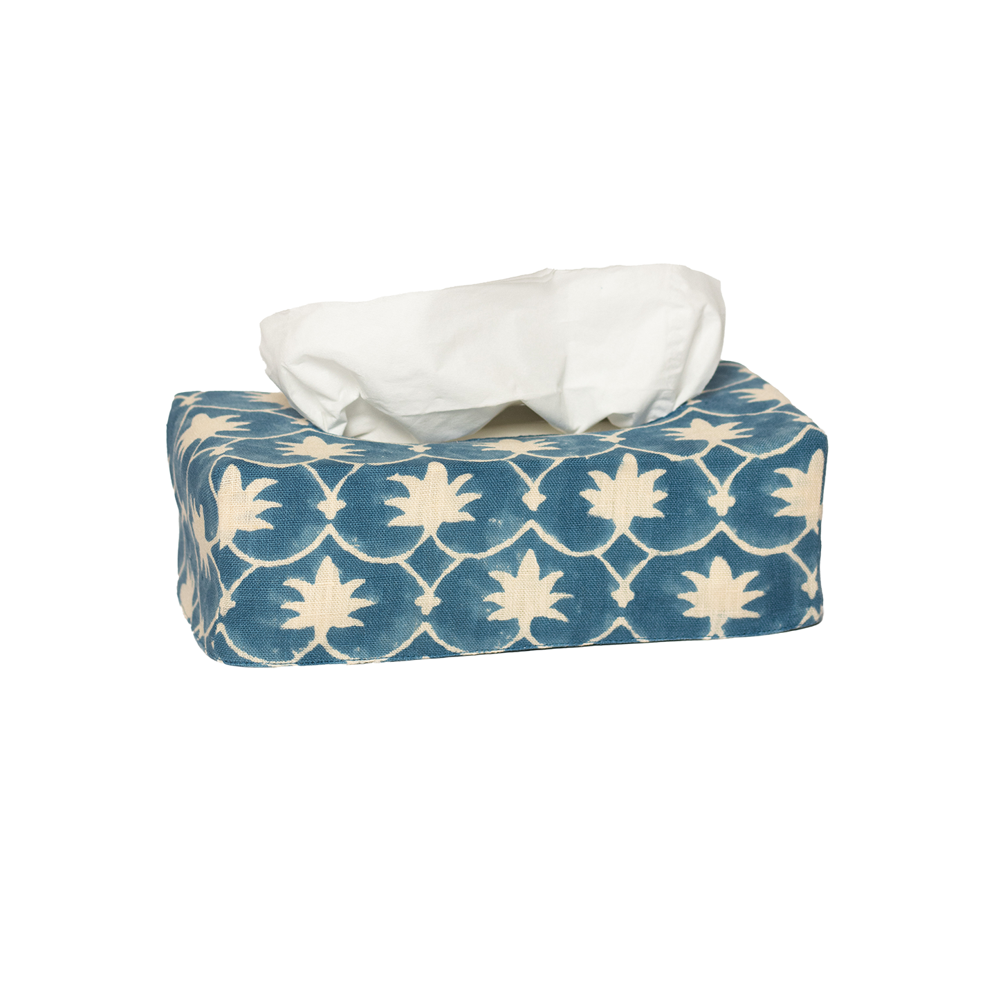 The OG Palm Grove Linen Tissue Box Cover