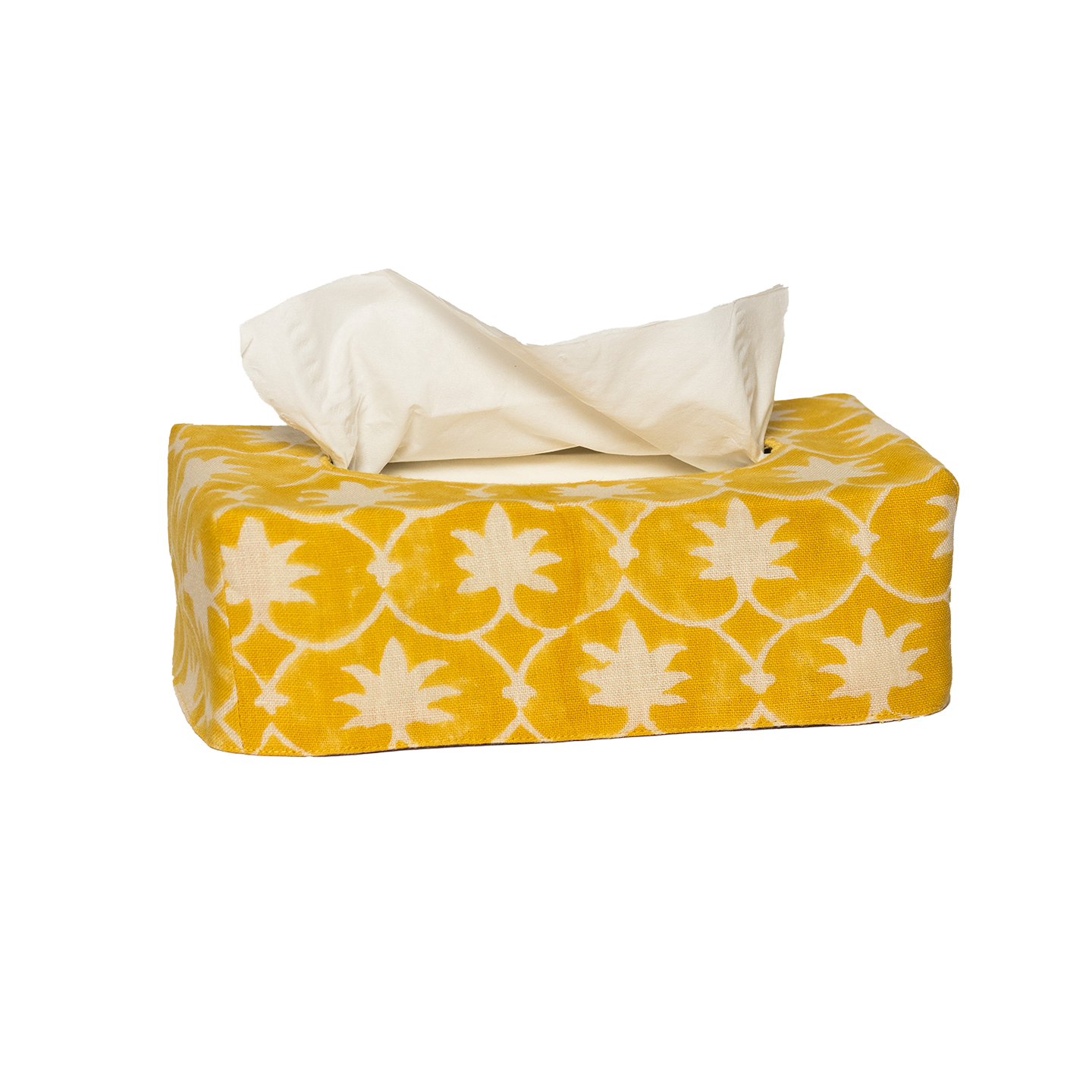 The OG Palm Grove Linen Tissue Box Cover