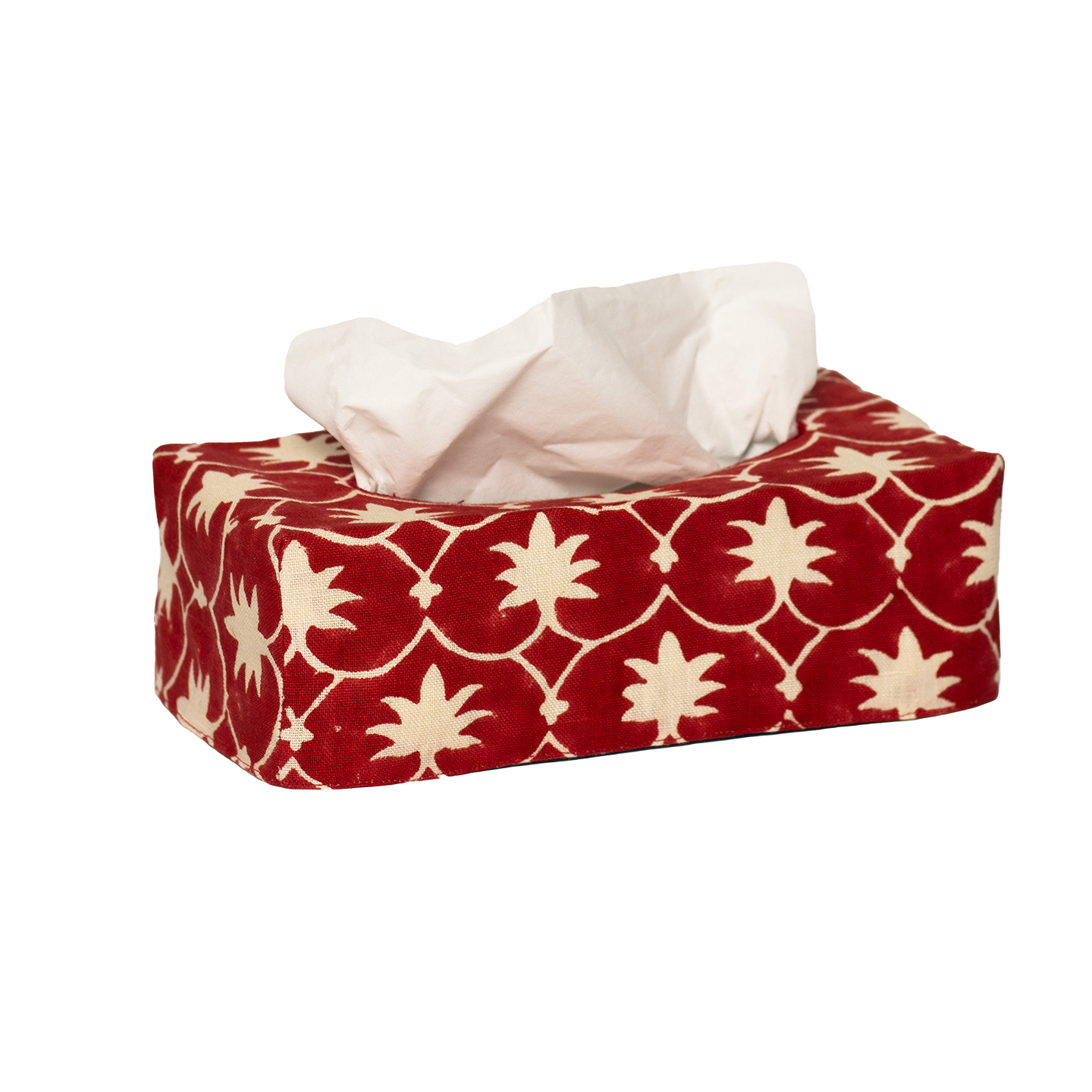 The OG Palm Grove Linen Tissue Box Cover