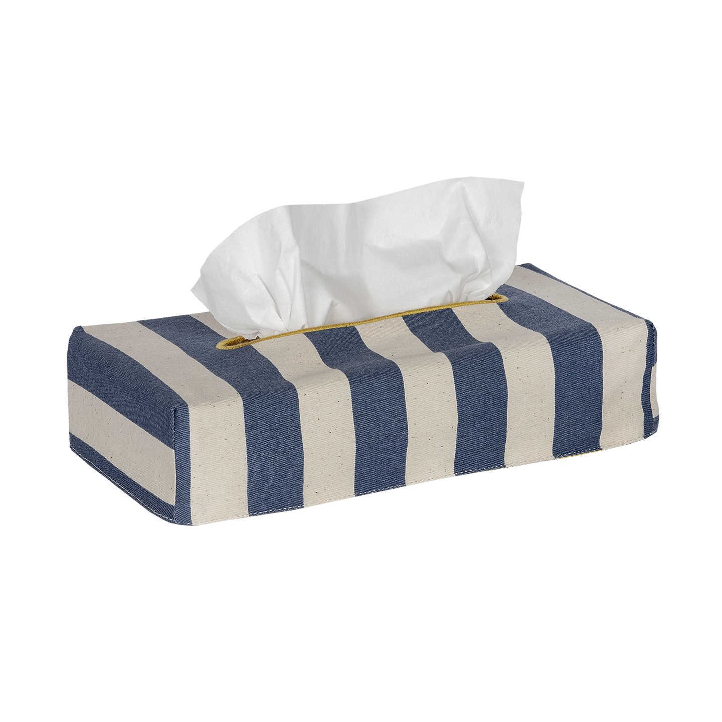 Skinny Tangier Stripe Tissue Box Cover