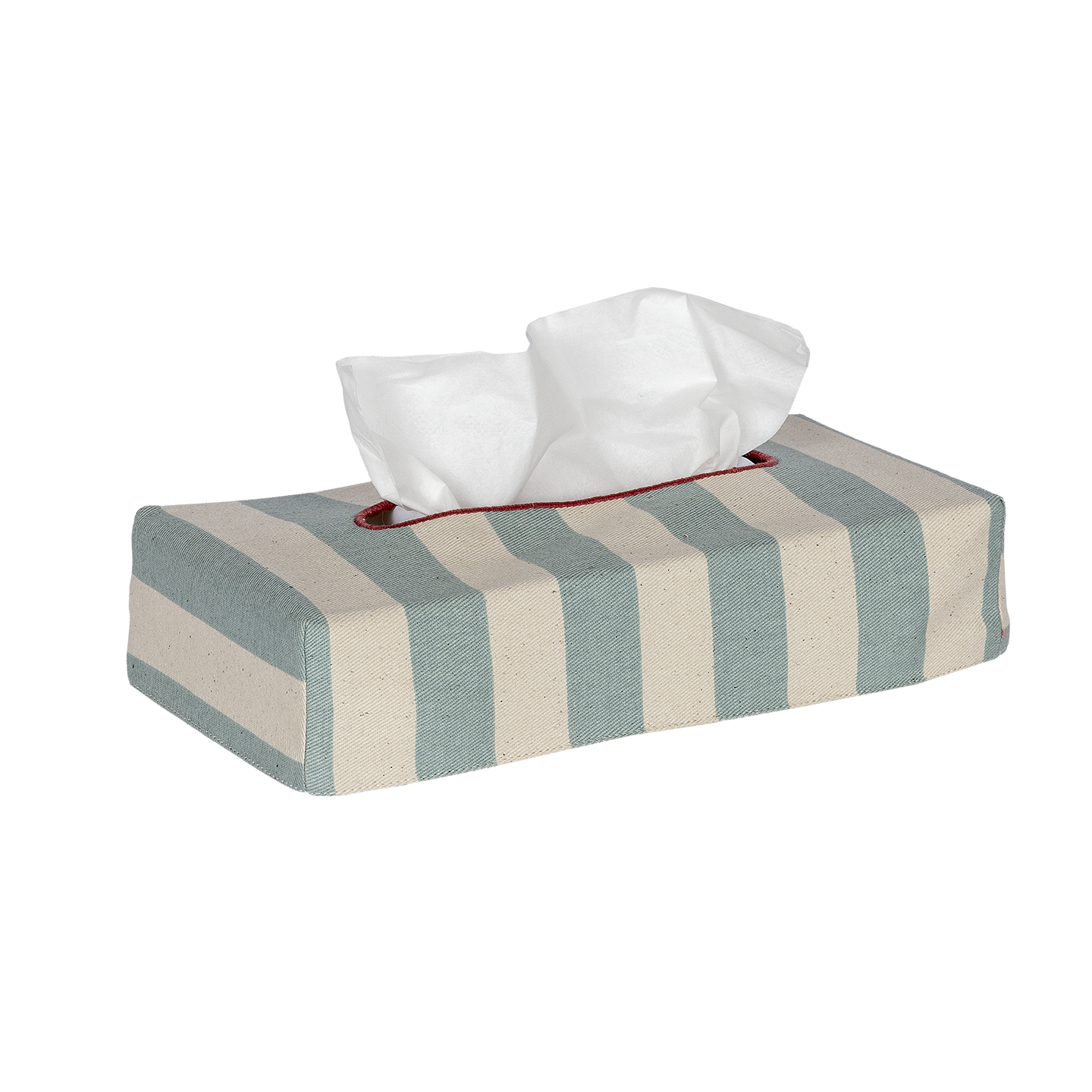 Skinny Tangier Stripe Tissue Box Cover