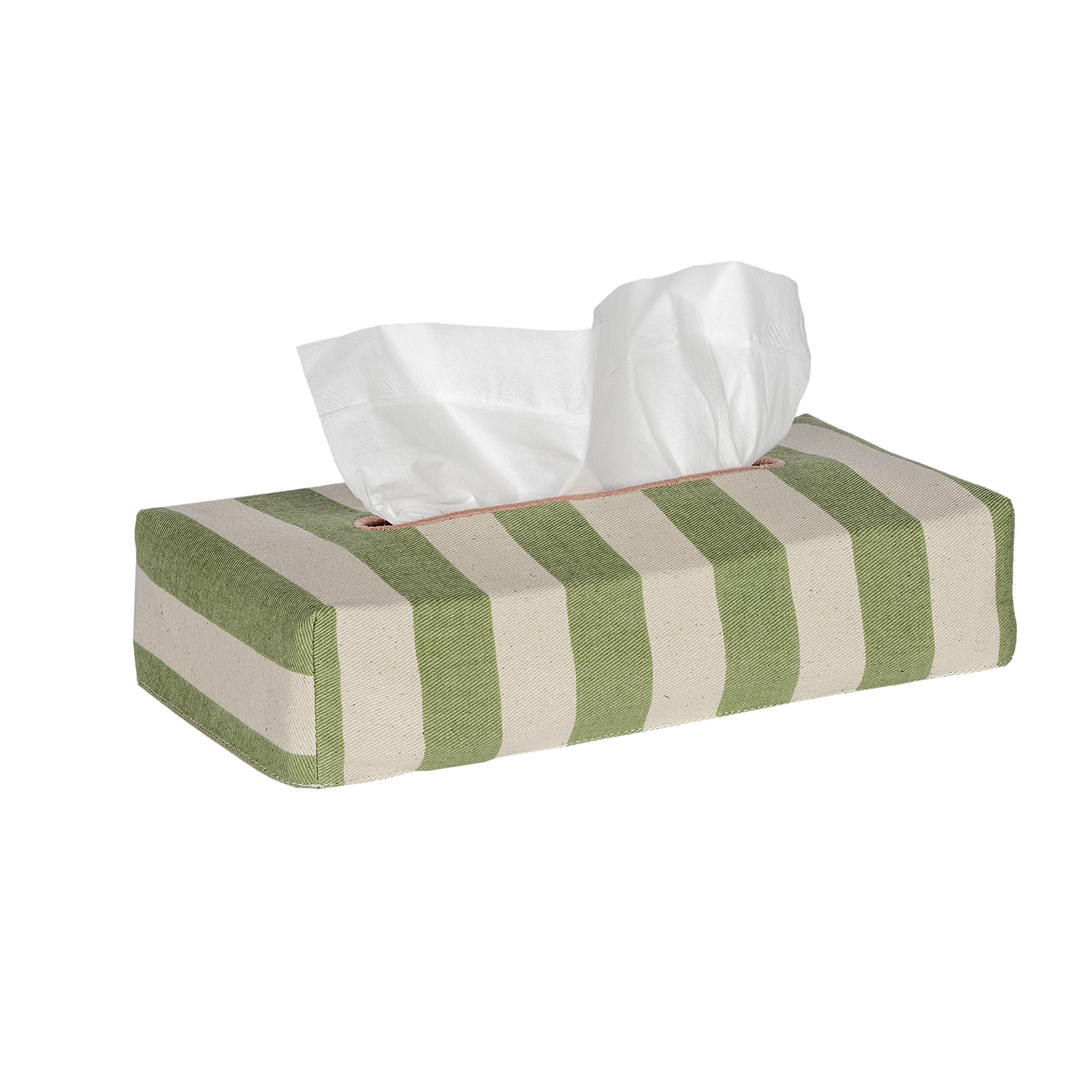 Skinny Tangier Stripe Tissue Box Cover