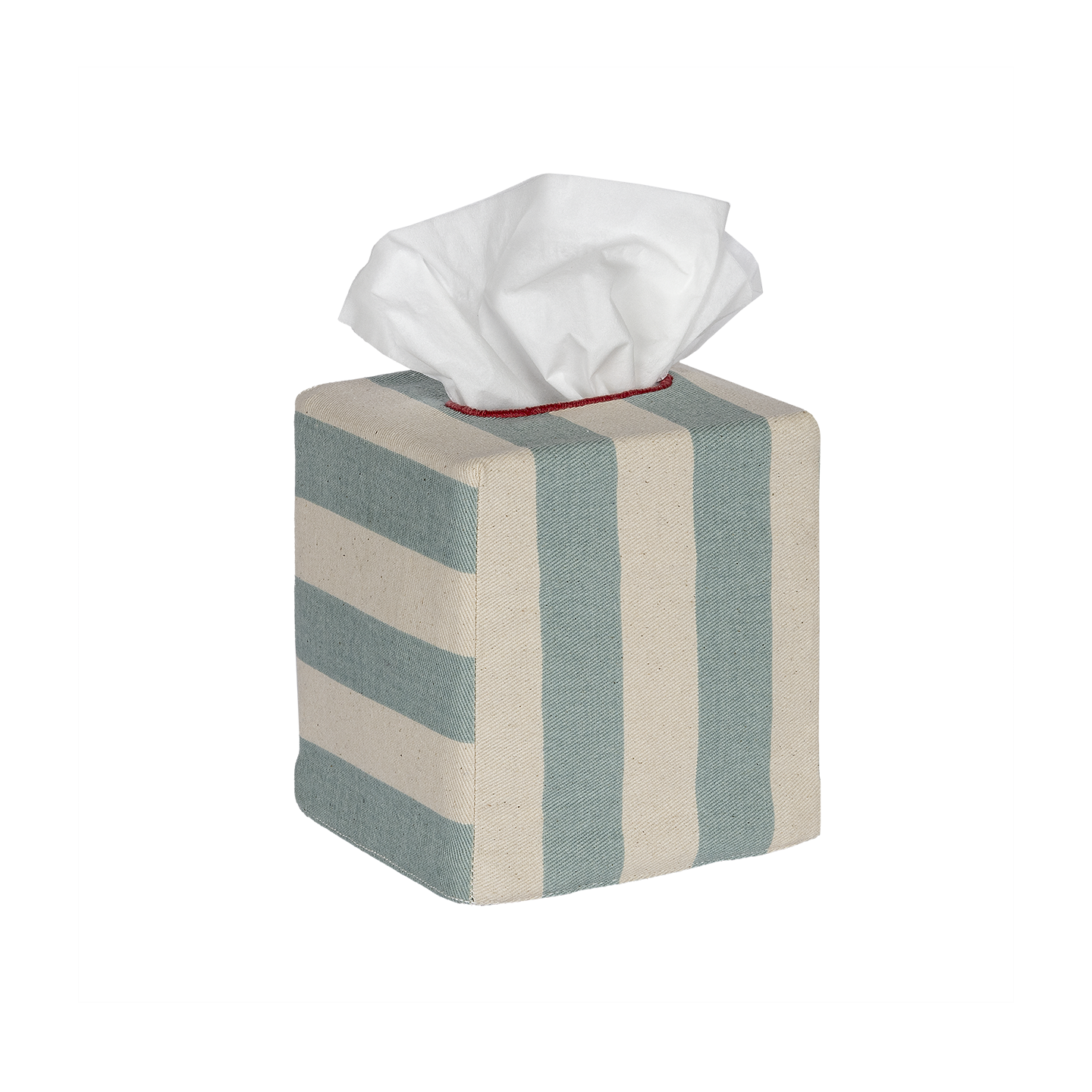 Square Tangier Stripe Tissue Box Cover