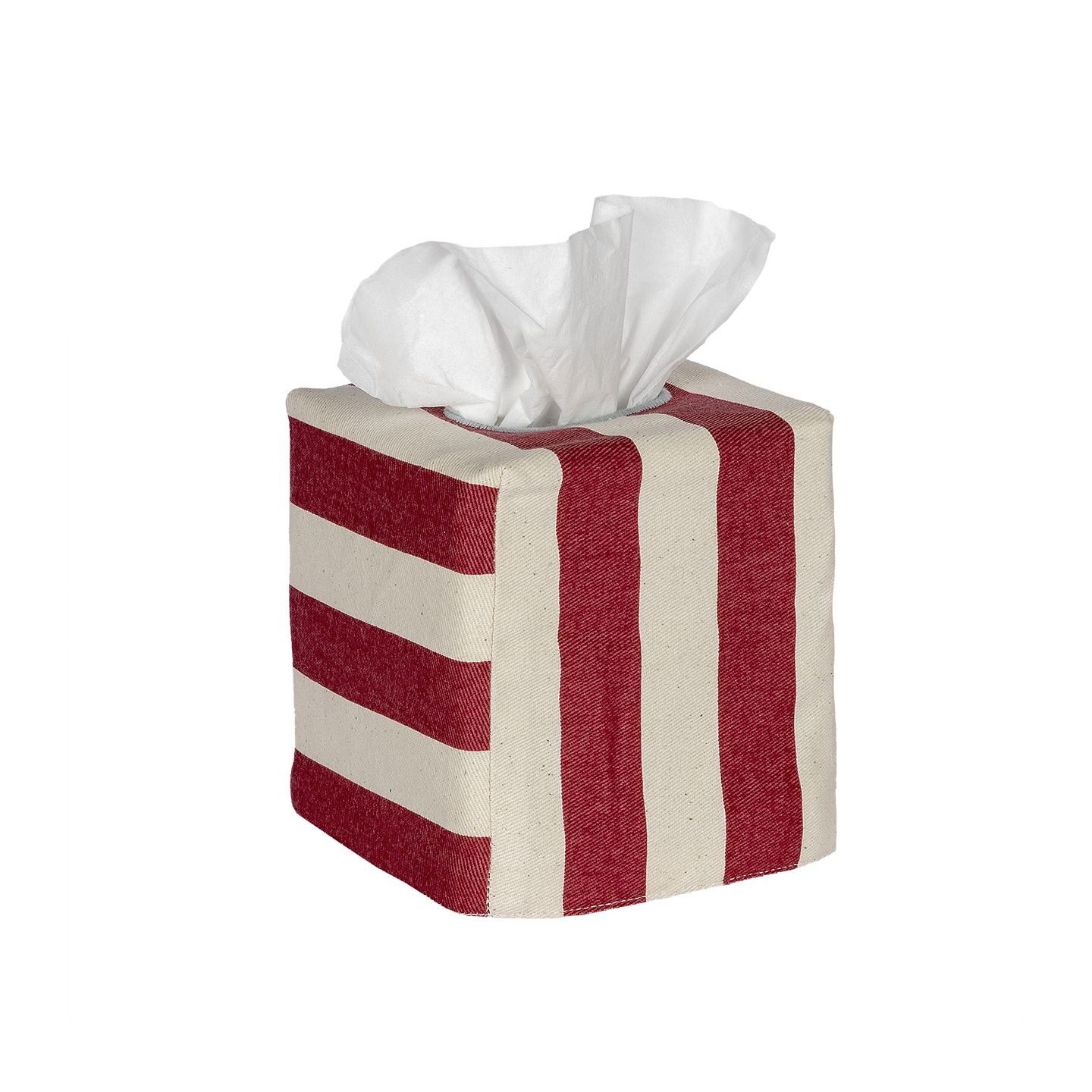 Square Tangier Stripe Tissue Box Cover