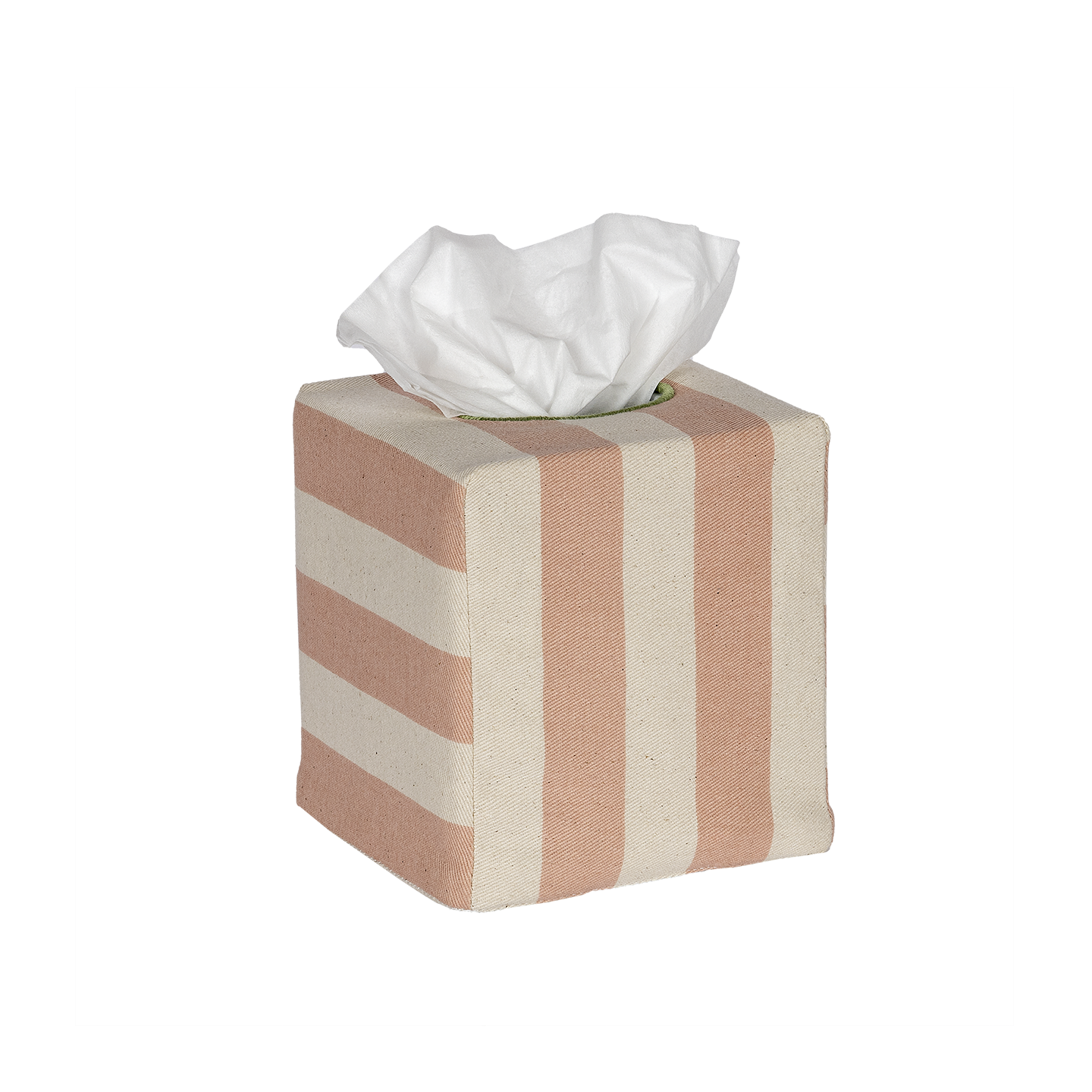 Square Tangier Stripe Tissue Box Cover
