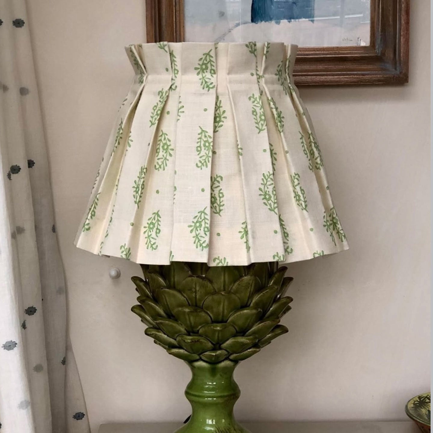 Bespoke Box Pleat Lampshade