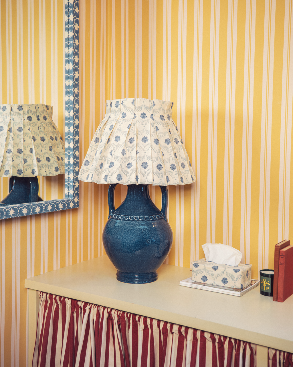 Lotus Linen Box Pleat Lampshades