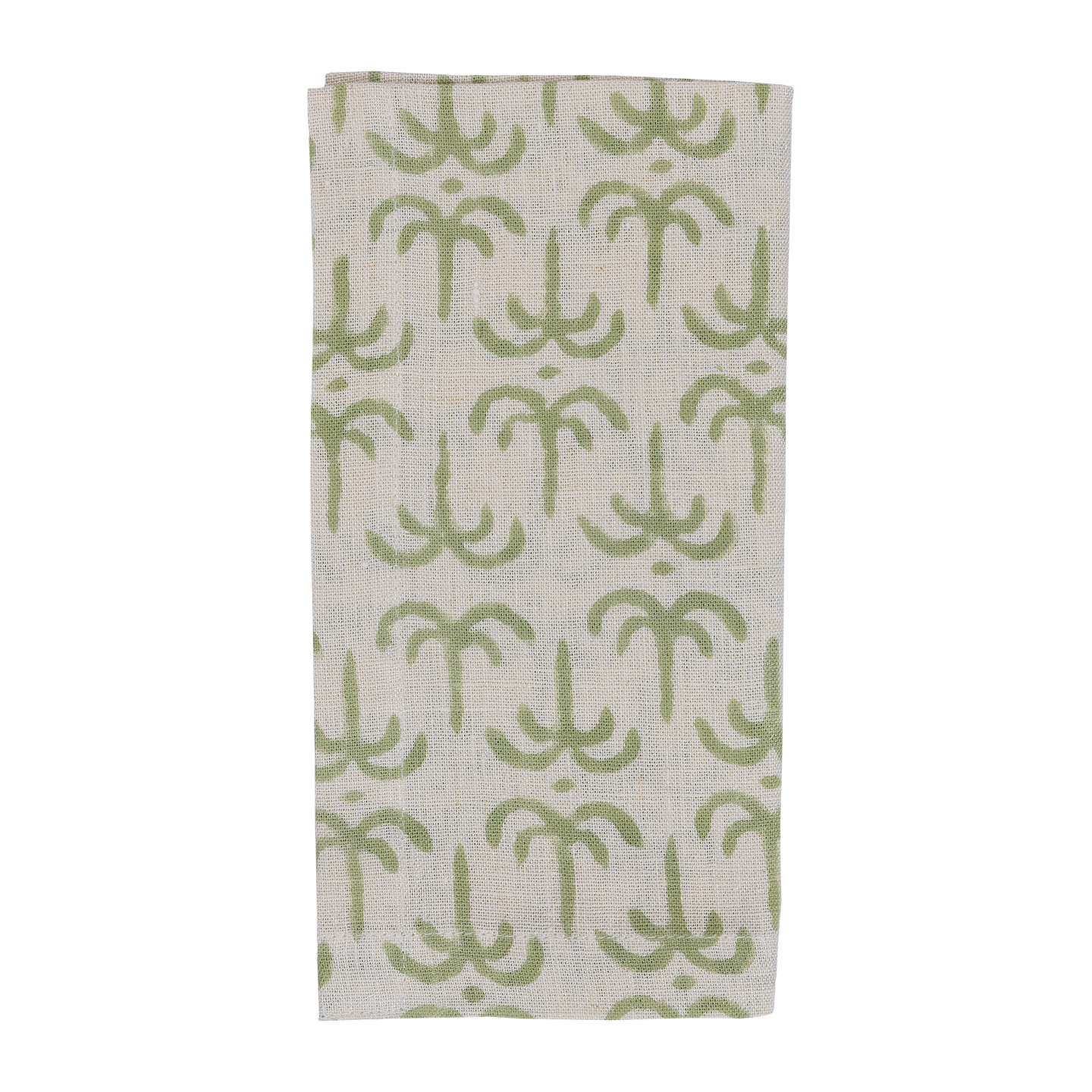 Green Callaloo Linen Classic Napkins - Set of 4
