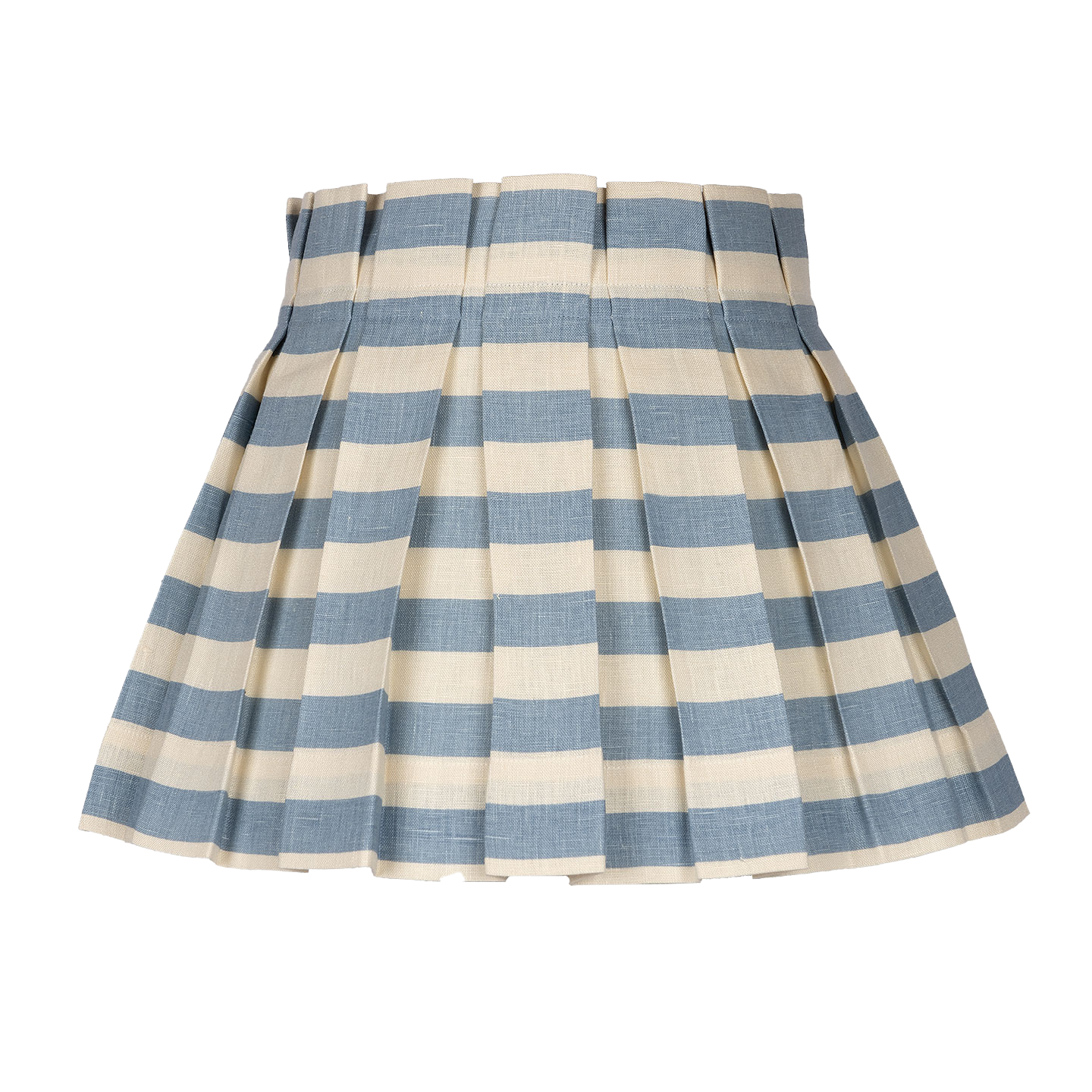 Tangier Stripe Linen Box Pleat Lampshades