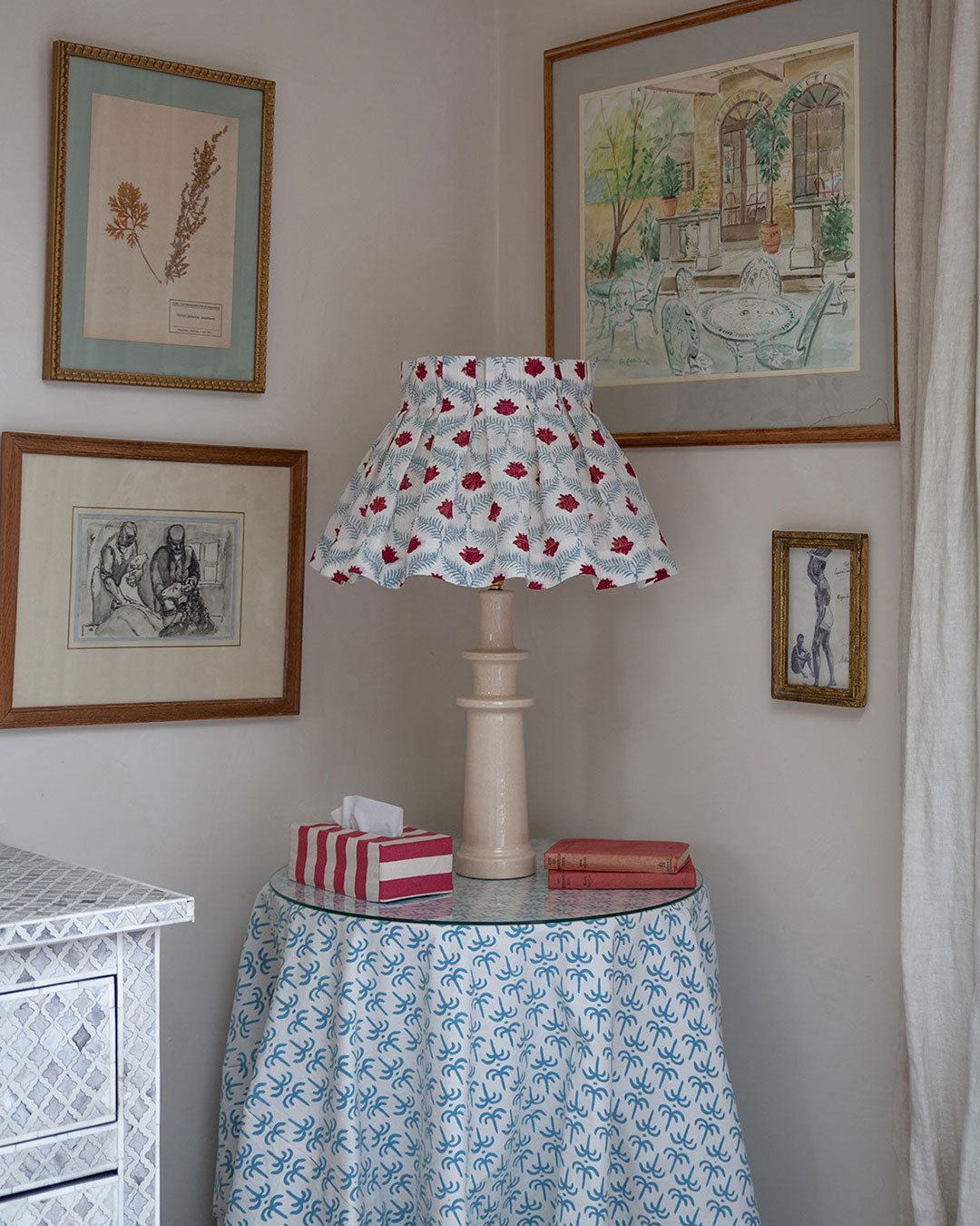 Ivory Candlestick Lamp Base