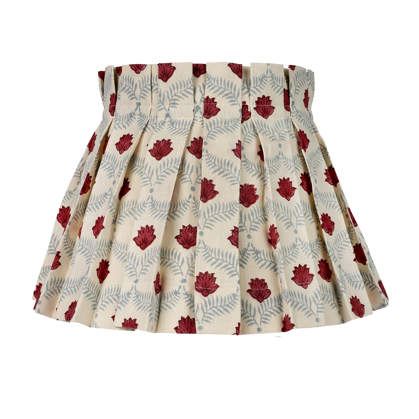 Lotus Linen Box Pleat Lampshades