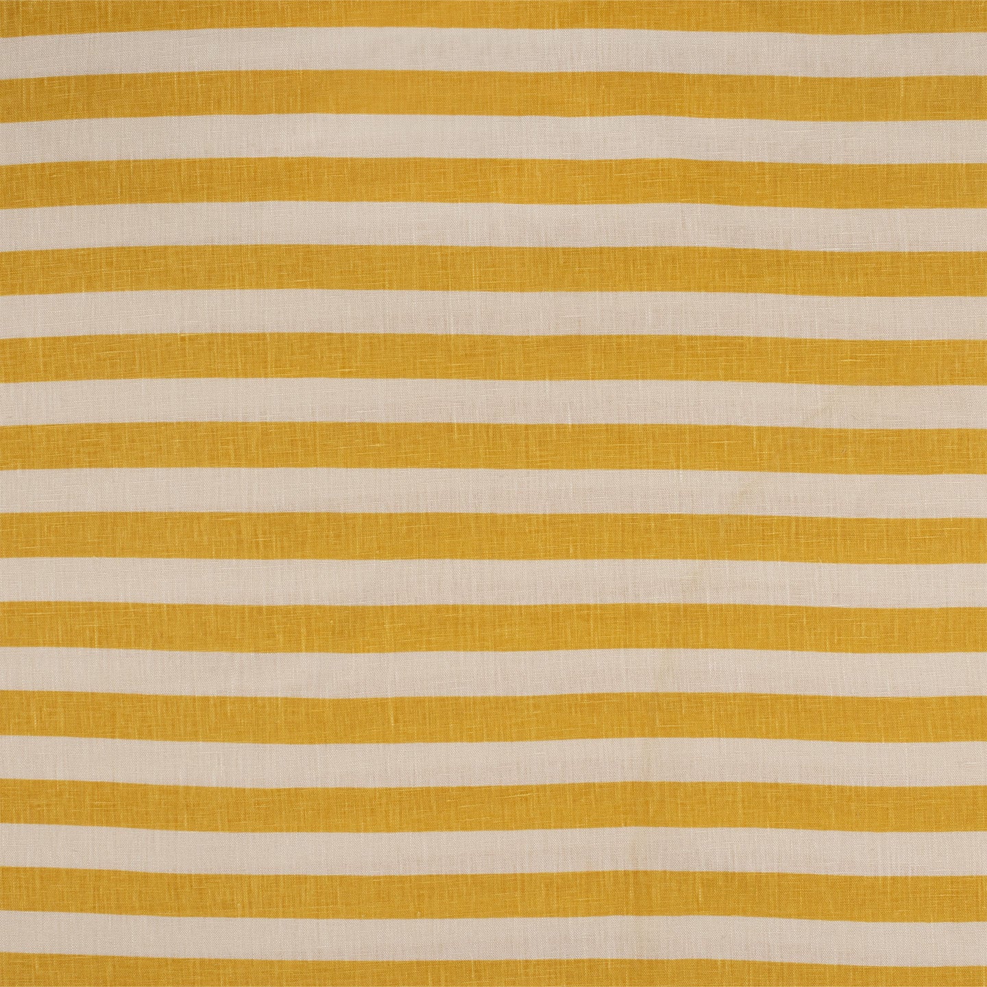 Tangier Mustard Stripe Linen