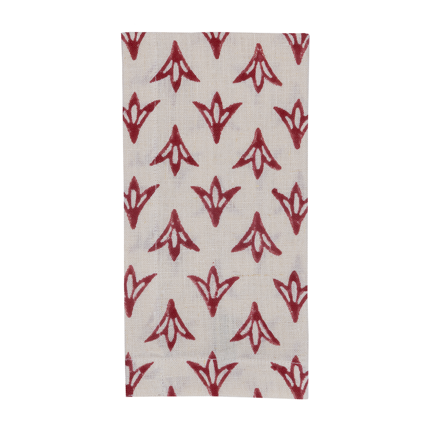 Poppy Papaya Linen Classic Napkins - Set of 4