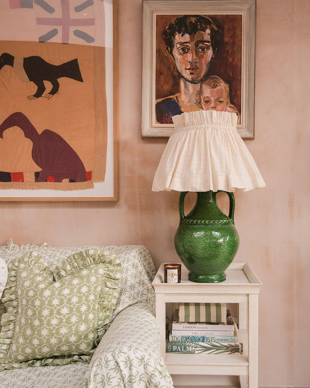 Cotton Scrunchie Lampshades