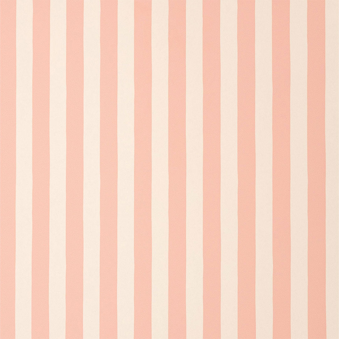 Tangier Rhubarb Stripe Wallpaper