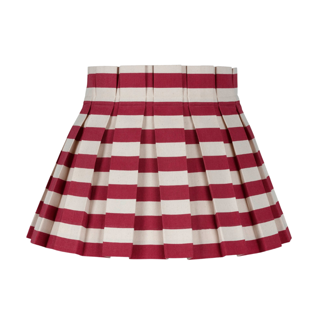 Tangier Stripe Cotton Box Pleat Lampshades