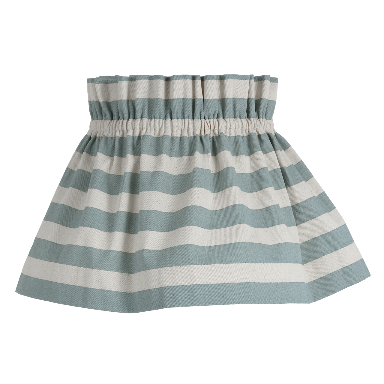Tangier Iceberg Blue Stripe Cotton Scrunchie Lampshade