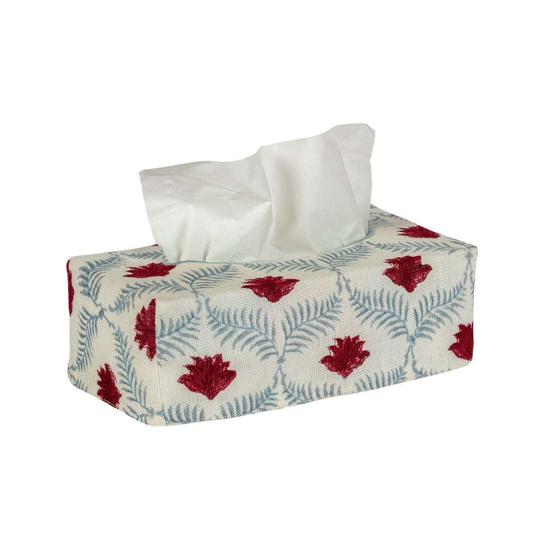 The OG Lotus Linen Tissue Box Cover