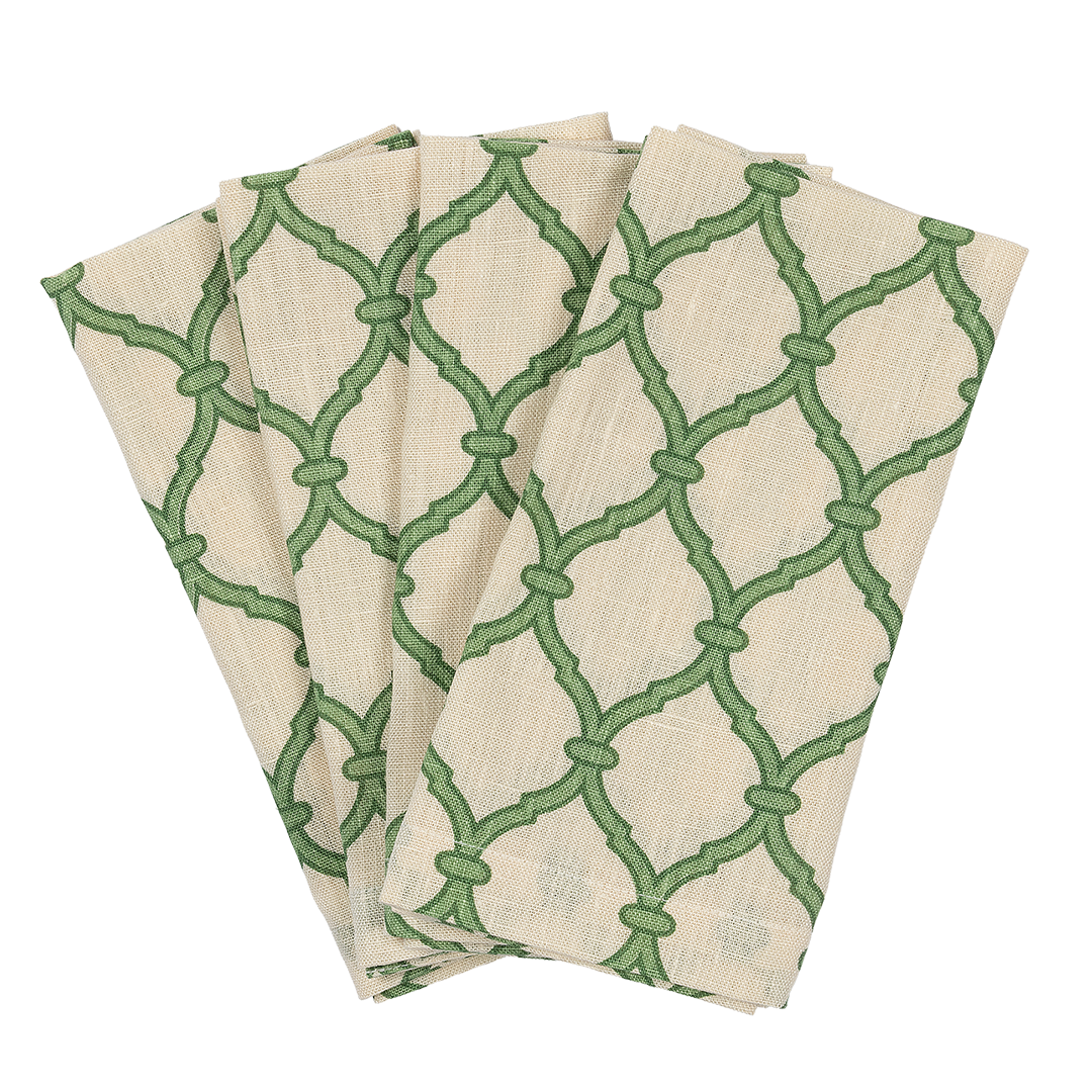 Trellis Linen Napkins (set of 4)
