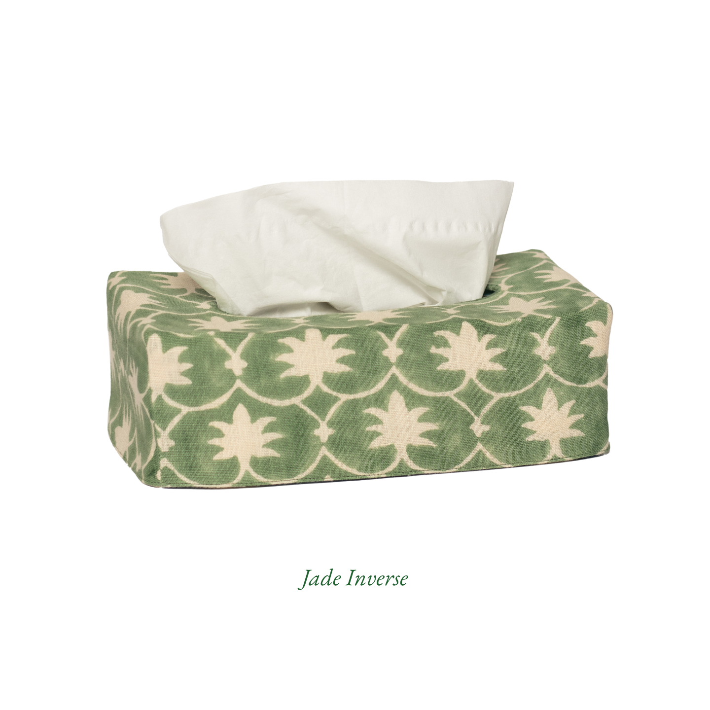 The OG Palm Grove Linen Tissue Box Cover