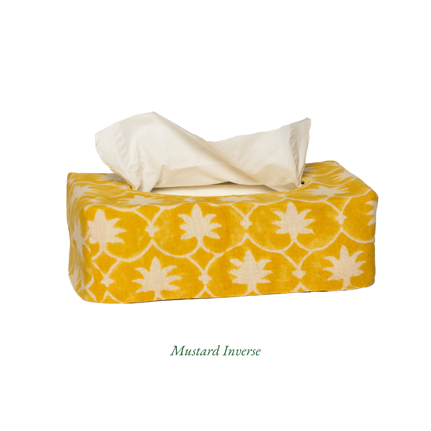 The OG Palm Grove Linen Tissue Box Cover