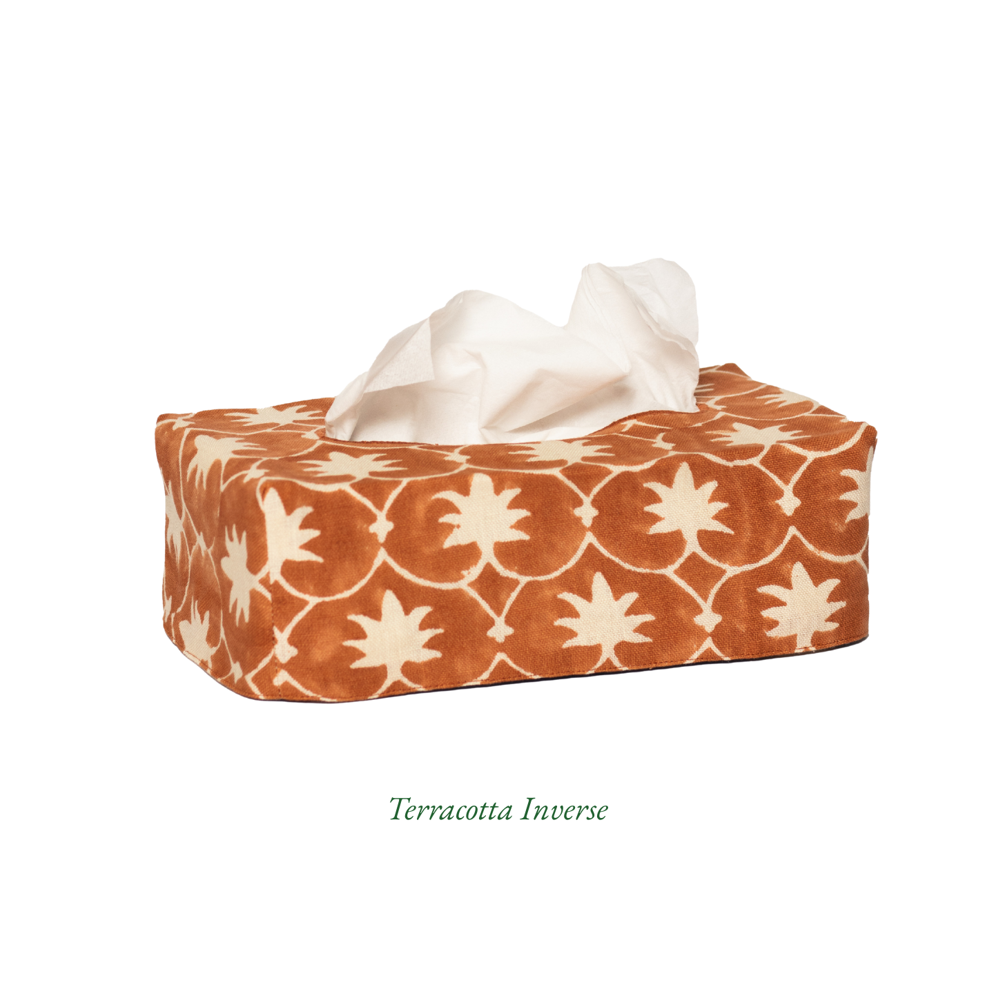 The OG Palm Grove Linen Tissue Box Cover