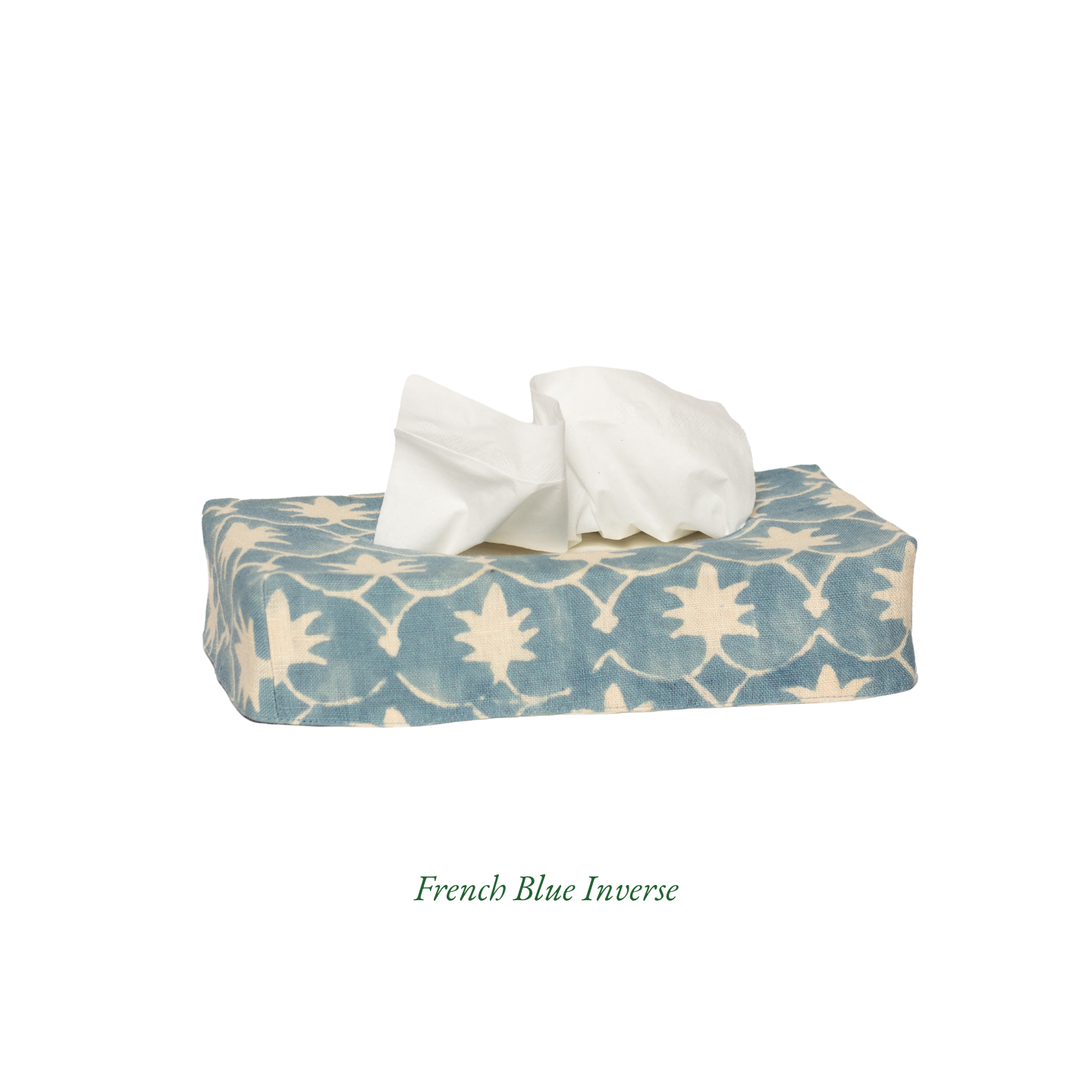 Skinny Palm Grove Linen Tissue Box Cover