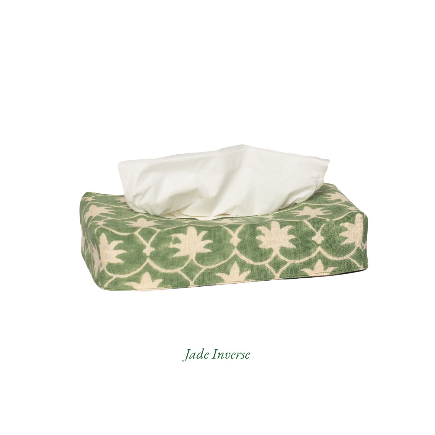 Skinny Palm Grove Linen Tissue Box Cover