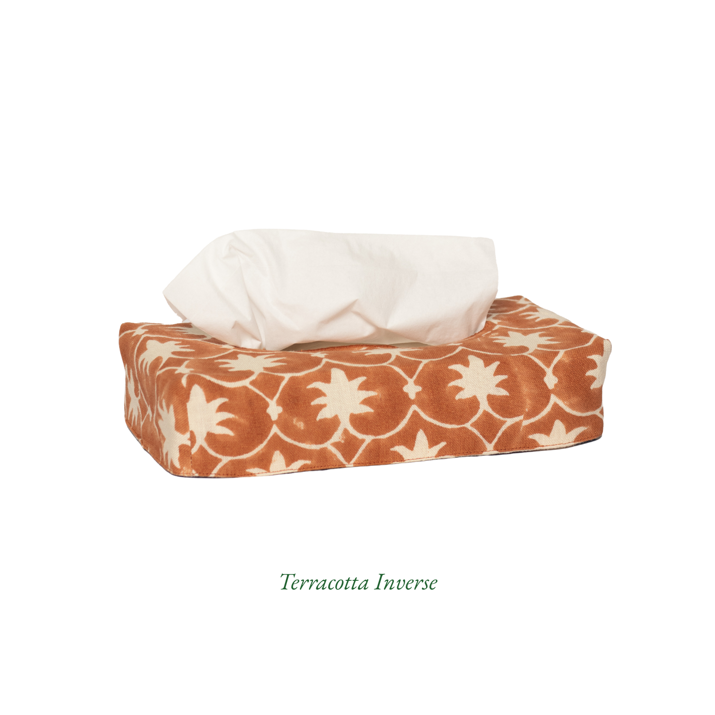 Skinny Palm Grove Linen Tissue Box Cover