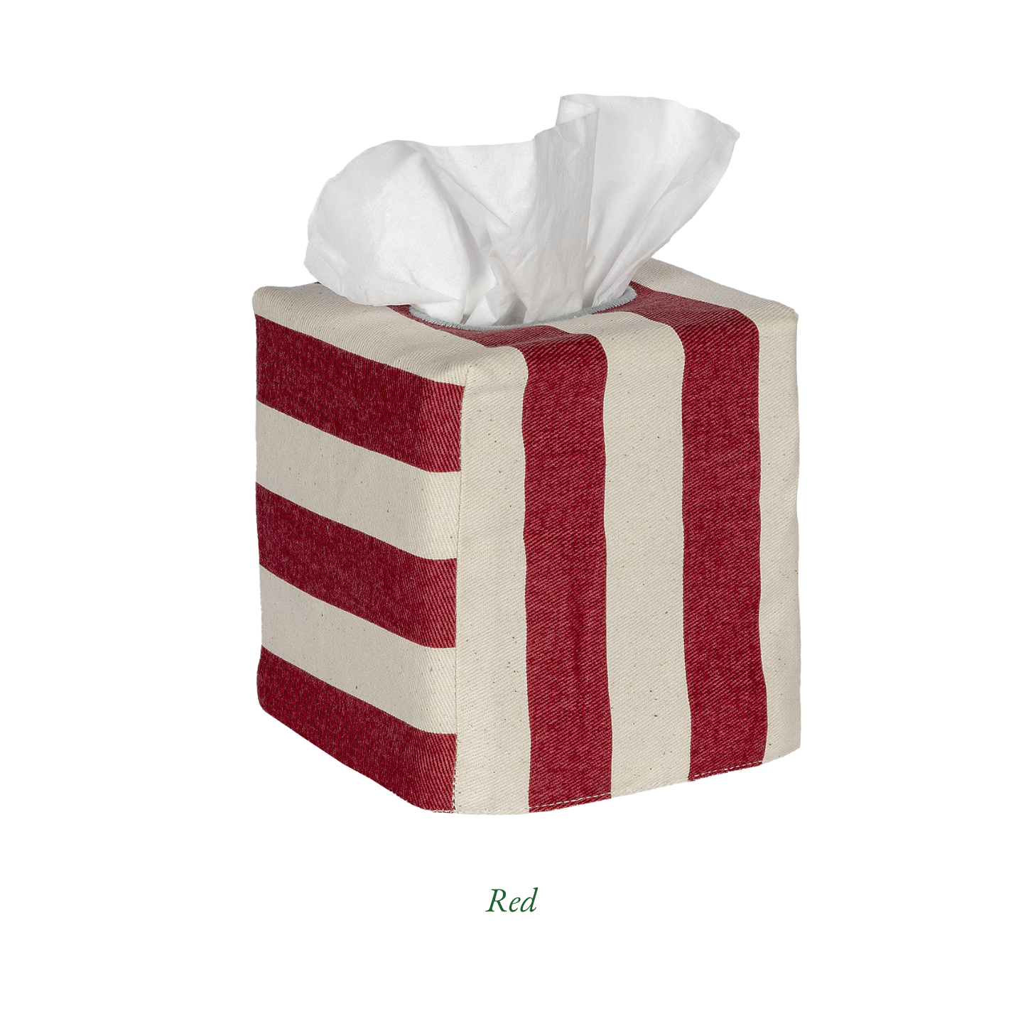 Square Tangier Stripe Tissue Box Cover