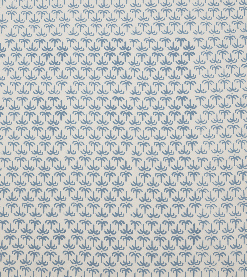Blue Callaloo Cotton Fabric